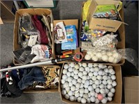 LARGE LOT OF GOLF ACCESSORIES INCLUDING TEES,