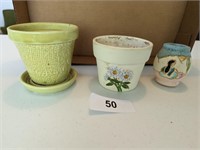 Flower Pots (Green Pot is Shawnee, USA)