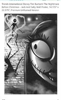 Nightmare Before Xmas Jack And Sally Poster