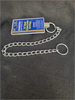 Hamilton 12" Steel chain Collar for dogs