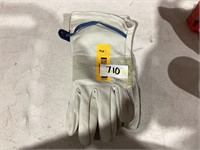 PRIOJECT SOURCE LARGE OFF WHITE LEATHER GLOVES