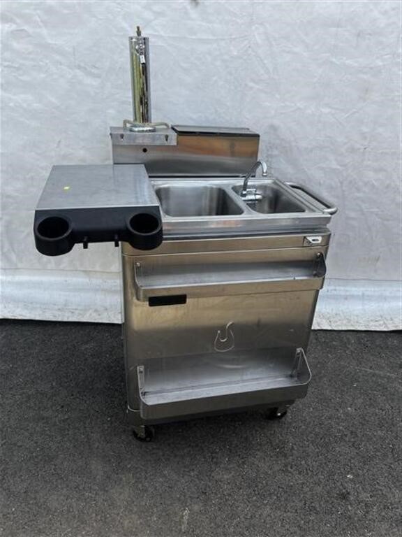 Portable Stainless Steel 2-bay Sink