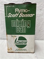 Castrol Flymo Scott Bonnar 1 gallon mixing can