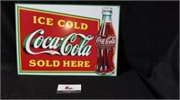 Ice Cold Coca Cola Sold Here Sign