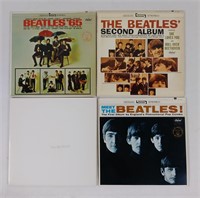 4pc Vtg The Beatles Record Albums w/ White Album