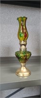 Vintage multicolored oil lamp, made in Hong Kong