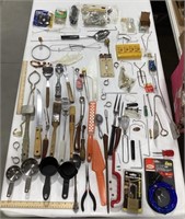 Misc lot w/ kitchen utensils