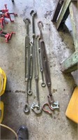 Lot of 5 Turnbuckles Assorted Sizes