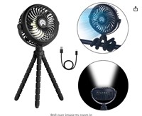 Portable Fan Rechargeable Battery Operated