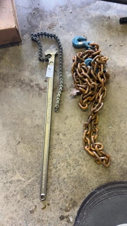 Chain Pipe Vise with Chain