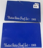 2 - 1968 US Proof sets