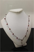 Costume ruby necklace