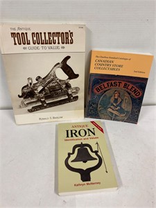 Cast iron. Tool. Collector books.