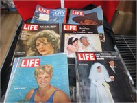 Lot Of Vintage Life Magazines