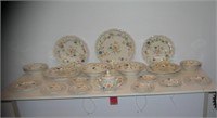 Large 27 piece country French dinnerware set