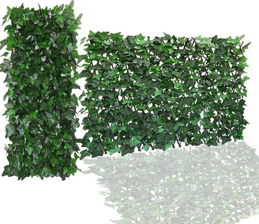 JOYSFIT Expandable Faux Ivy Fence,Artificial Priva