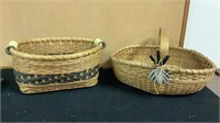 Wicker basket for plants, things , hand towels