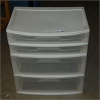 Sterilite Four Drawer Plastic Organizer