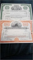(2) Vintage Share Certificates- 1969 Anaconda Co