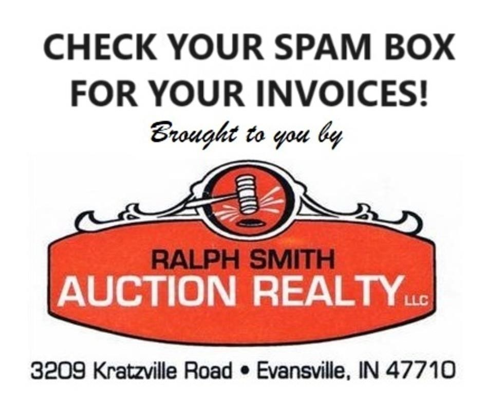 CHECK YOUR EMAILS SPAM / JUNK BOX FOR INVOICES!