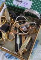 misc. ladies and mens watch lot