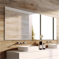 Large Vanity Mirror 72 x 36  Frameless Edge