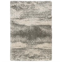 Stormy Gray 7ft 8in. X 10 ft. Abstract Area Rug