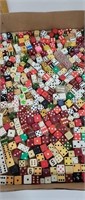 Huge lot of dice of various shapes sizes and