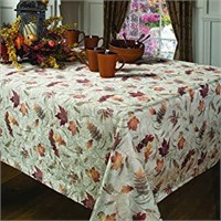 Fall Leaf Melody Tablecloth 60" x 84" Oblong