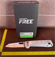 63 - LEATHERMAN FREE K2 KNIFE (554)
