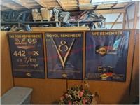 3 Sunoco Framed Posters