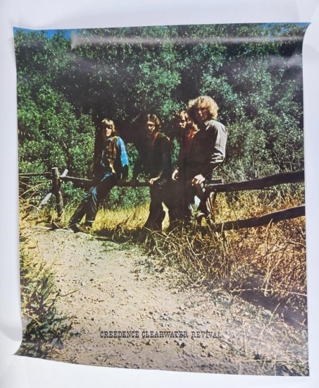 VINTAGE CCR CREEDENCE CLEARWATER REVIVAL POSTER