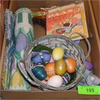 ASST. EASTER DECOR- FIGURINES, ORNAMENTS, EGGS >>.