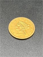 1873 Liberty Head $2.50 Gold Coin