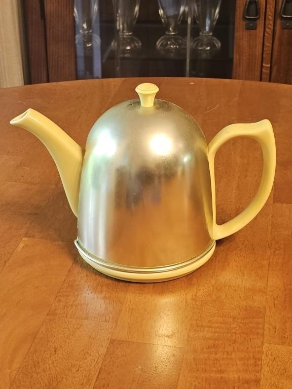 Lipton Hall China Teapot with Metal Tea Cozy