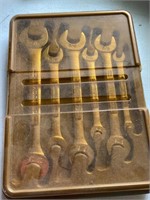 Set of Craftsman open end wrenches