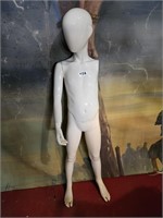 Modern Mannequin Child missing arm 48" tall