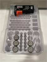 Battery organizer and tester