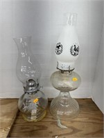 Vintage oil lamps