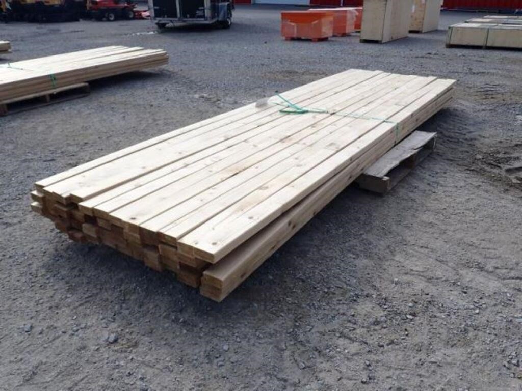 Qty Of 2 In. x 4 In. x 12 Ft. Low Grade Western