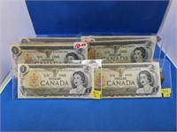 7-1973 UNCIRCULATED DOLLAR BILLS