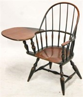 Child's size Windsor chair with desk surface arm