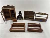 VTG Wooden Shelving & Cabinet