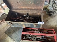 Metal Tool Box & Tools
