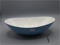 VTG Kokura Ware Ironstone divided oval srvg bowl