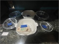 6 pcs Cookware-Pyrex & Corning Ware Dishes