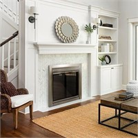 $359 Pleasant Hearth Colby Glass Fireplace Doors