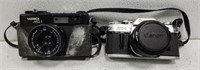 Cannon AE-1 & Yashica MG-1 Vintage Cameras