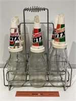 6 x CASTROL GTX Plastic Oil Bottle Pourers On