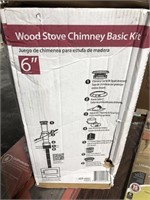 6” wood stove basic chimney kit